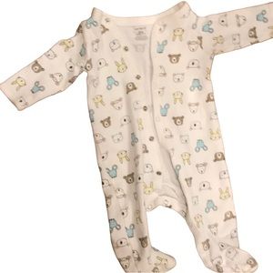 White Long Sleeve Onesie